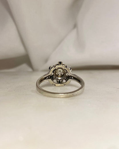 Bague Art - Déco Diamant 0.15 carat &quot;Celinie&quot; - Elliade Paris