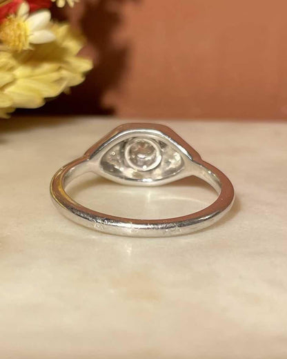 Bague Art - déco diamant 0.25 carat &quot;Iriane&quot; - Elliade Paris