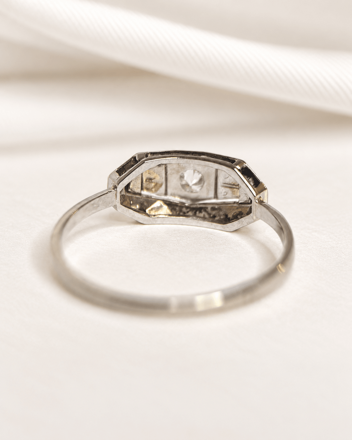 Bague Art-Déco Diamant "Annaelle" - Elliade Paris