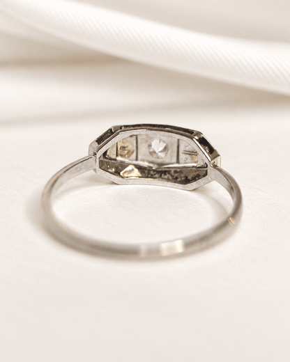 Bague Art-Déco Diamant "Annaelle" - Elliade Paris