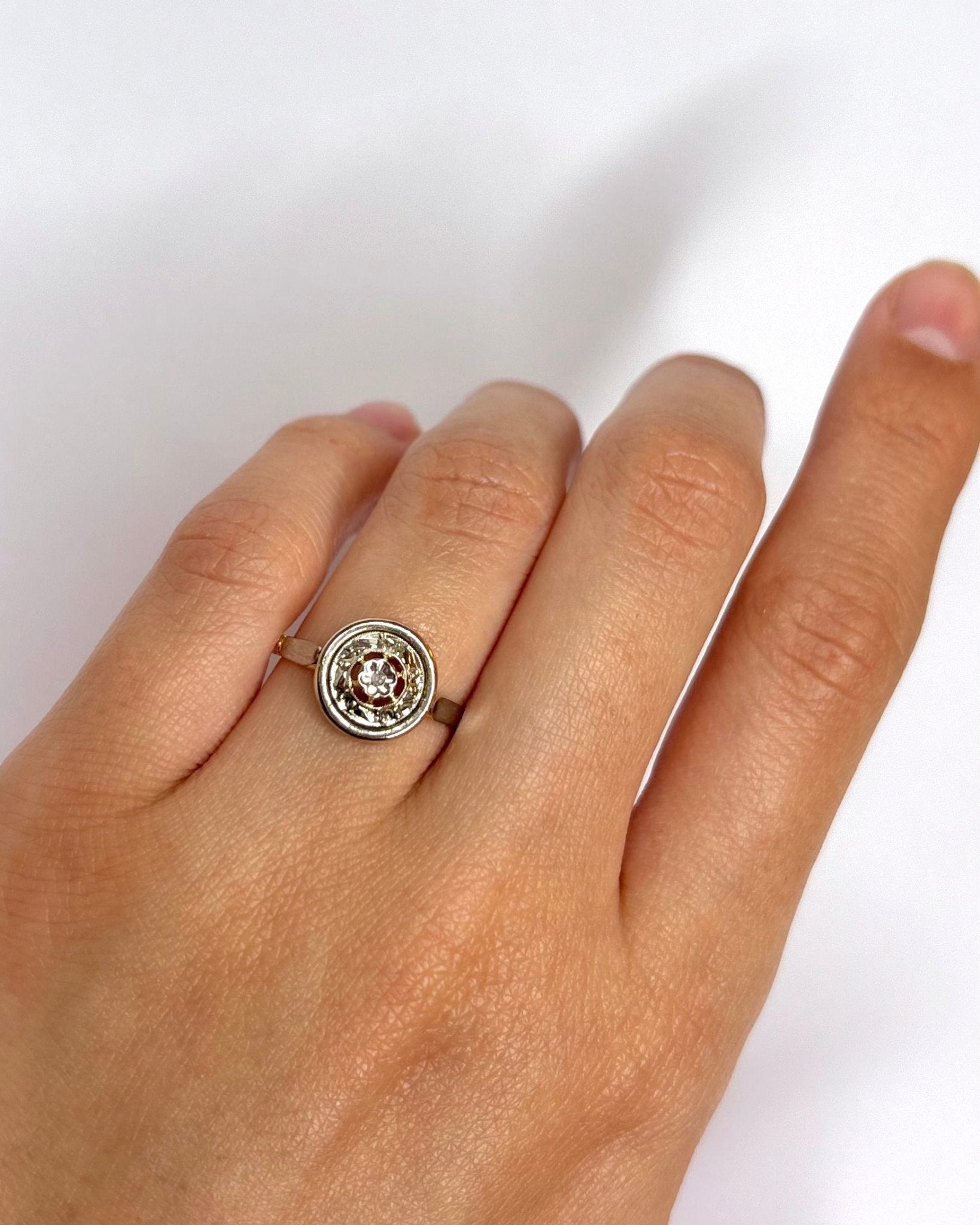 Bague Art Déco Diamant "Asma" - Elliade Paris