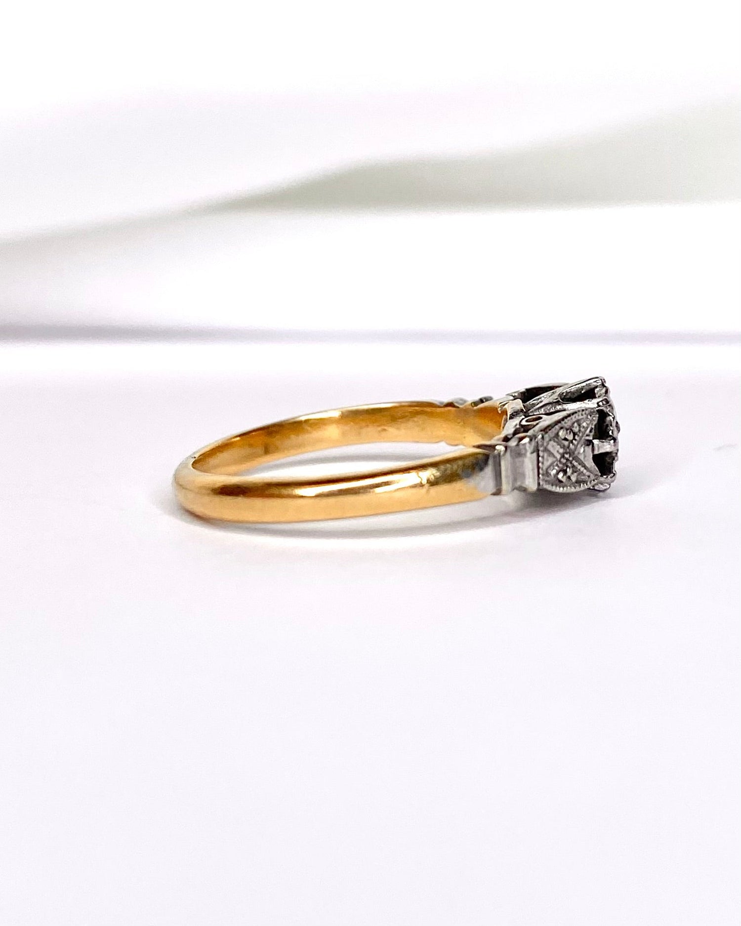 Bague Art - Déco Diamant "Barbara" - Elliade Paris