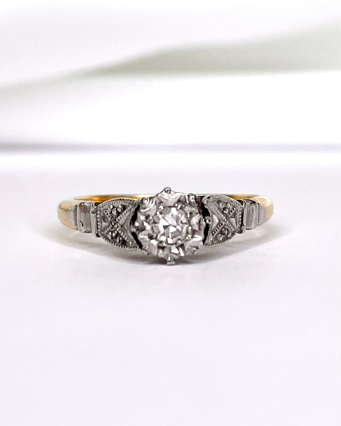 Bague Art - Déco Diamant "Barbara" - Elliade Paris