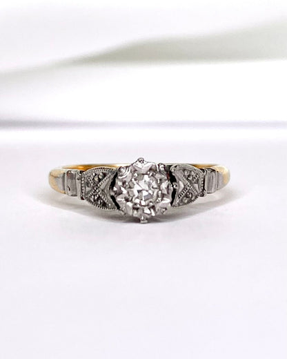 Bague Art - Déco Diamant "Barbara" - Elliade Paris