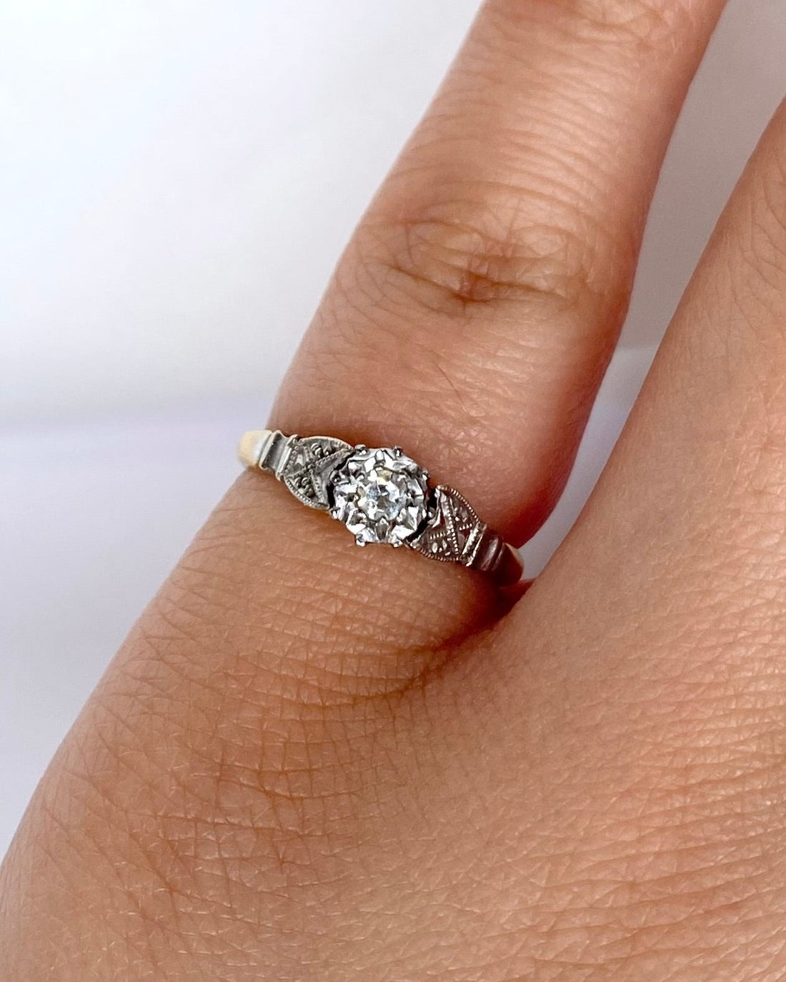 Bague Art - Déco Diamant "Barbara" - Elliade Paris