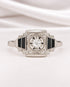 Bague Art-Déco Diamant "Claire" - Elliade Paris