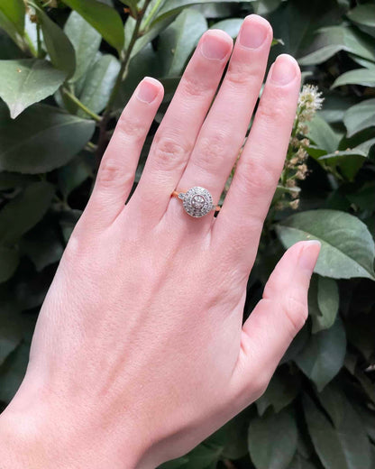 Bague Vintage Art-Déco 27 Diamants &quot;Viviana&quot;