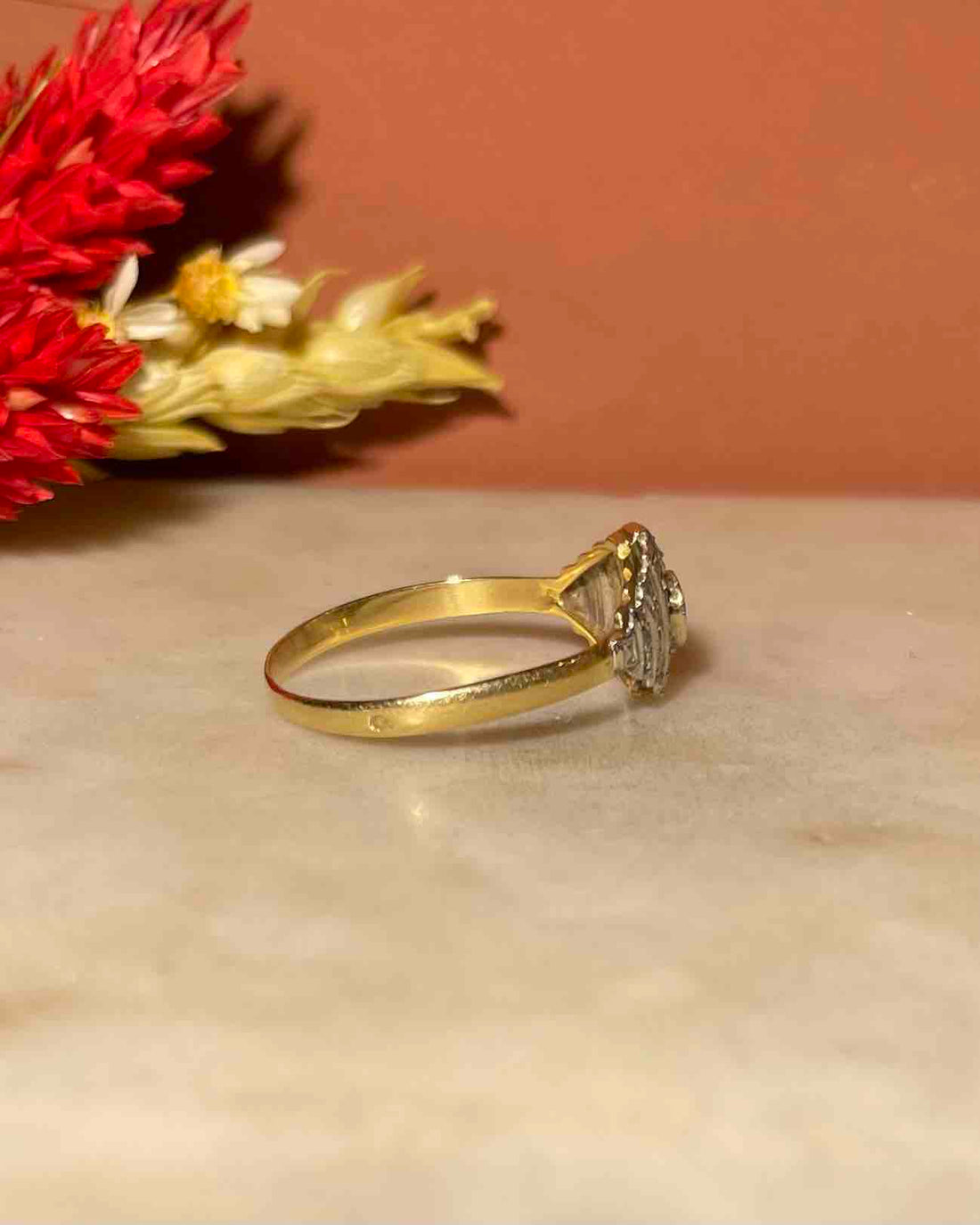 "Lara" Art Deco diamond ring