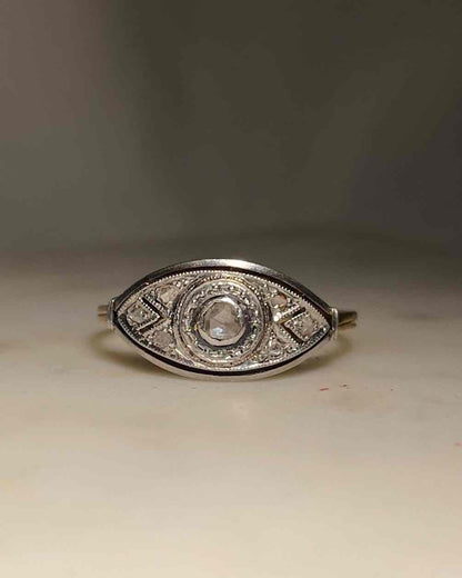 Bague Art - déco Diamant &quot;Garance&quot; - Elliade Paris