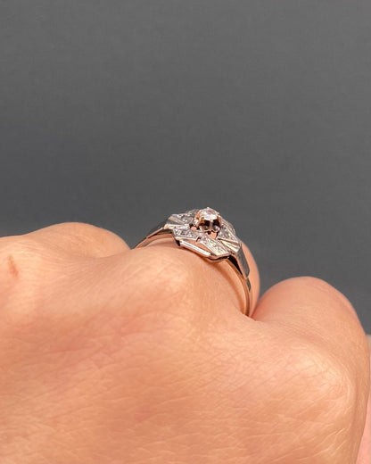 Bague Art Déco Diamant &quot;Gloria&quot; - Elliade Paris