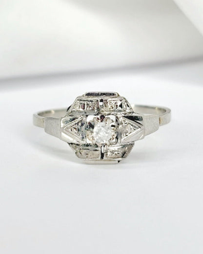 Bague Art Déco Diamant "Gloria" - Elliade Paris