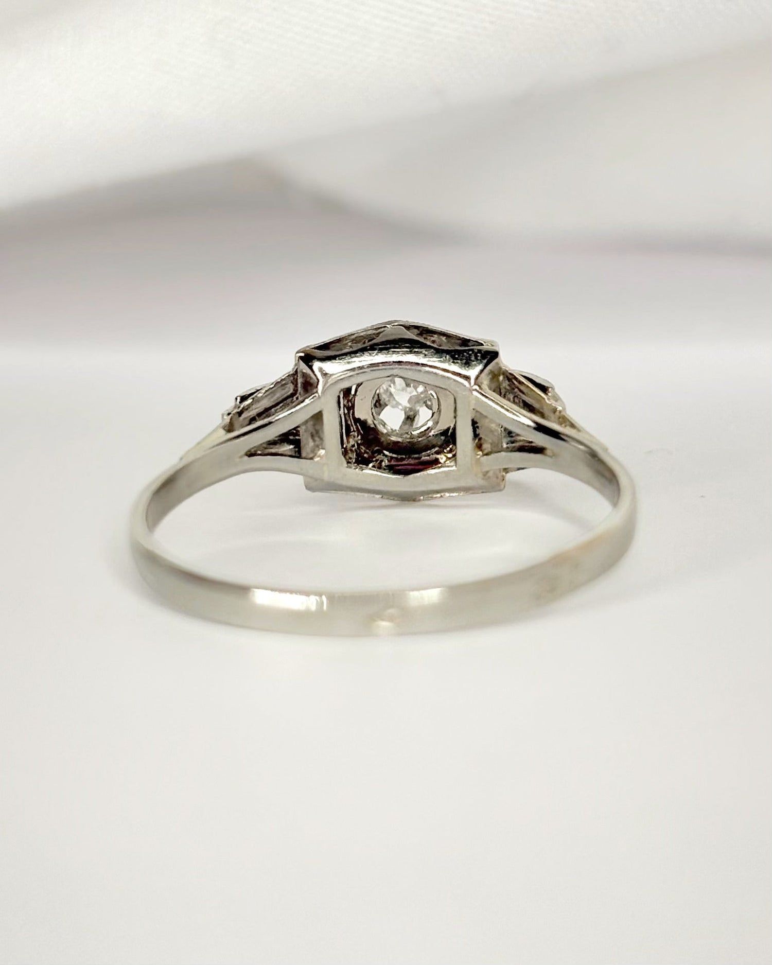 Bague Art-Déco Diamant "Jeanne" - Elliade Paris