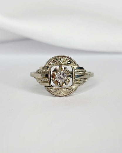 Bague Art Déco Diamant "Jimmy" - Elliade Paris