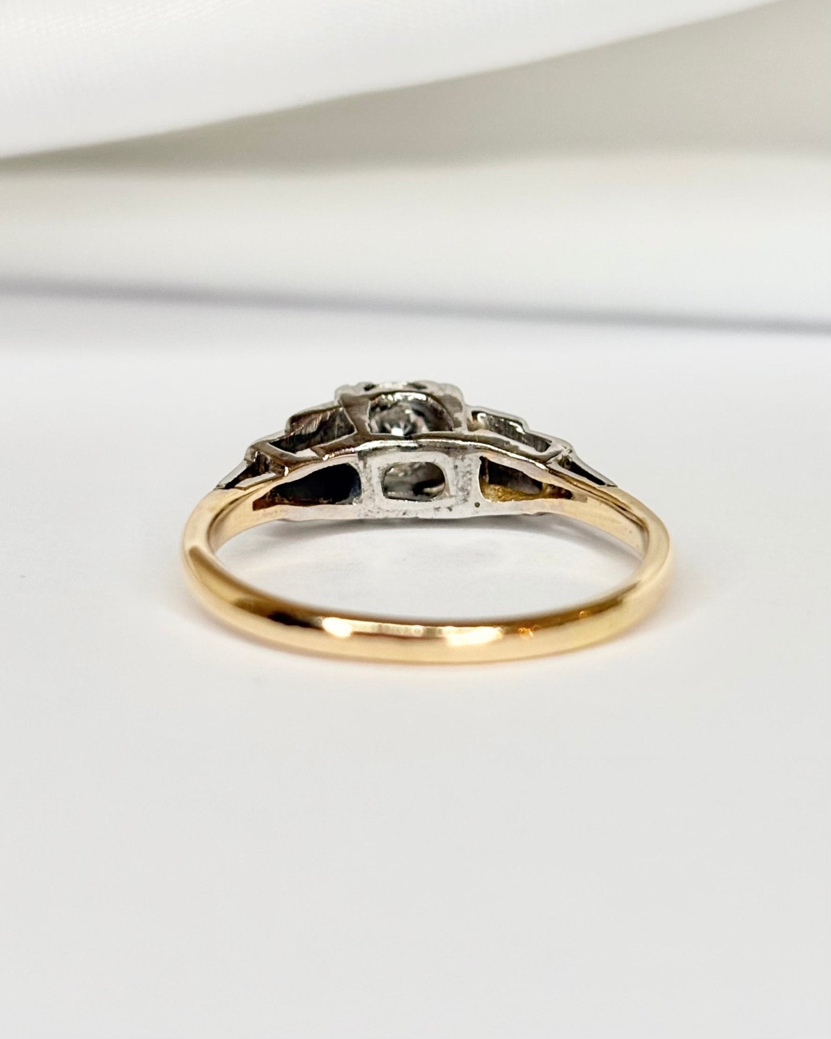 Bague Art - Déco Diamant "Lise" - Elliade Paris