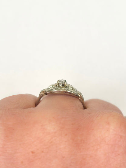 Bague Art Déco Diamant "Lise" - Elliade Paris