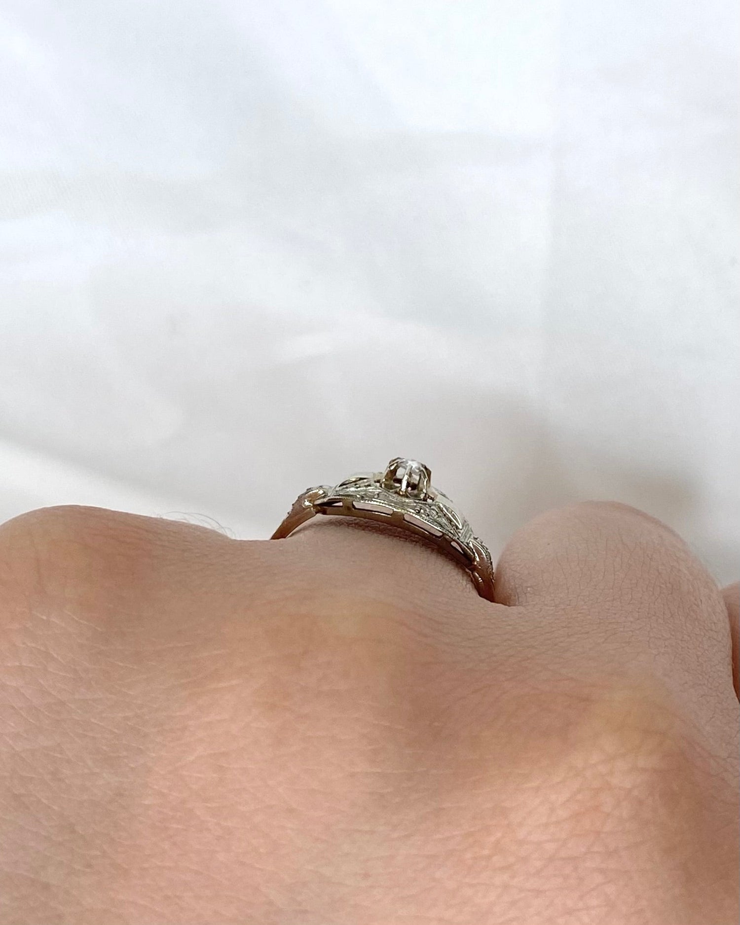 Bague Art Déco Diamant "Lise" - Elliade Paris