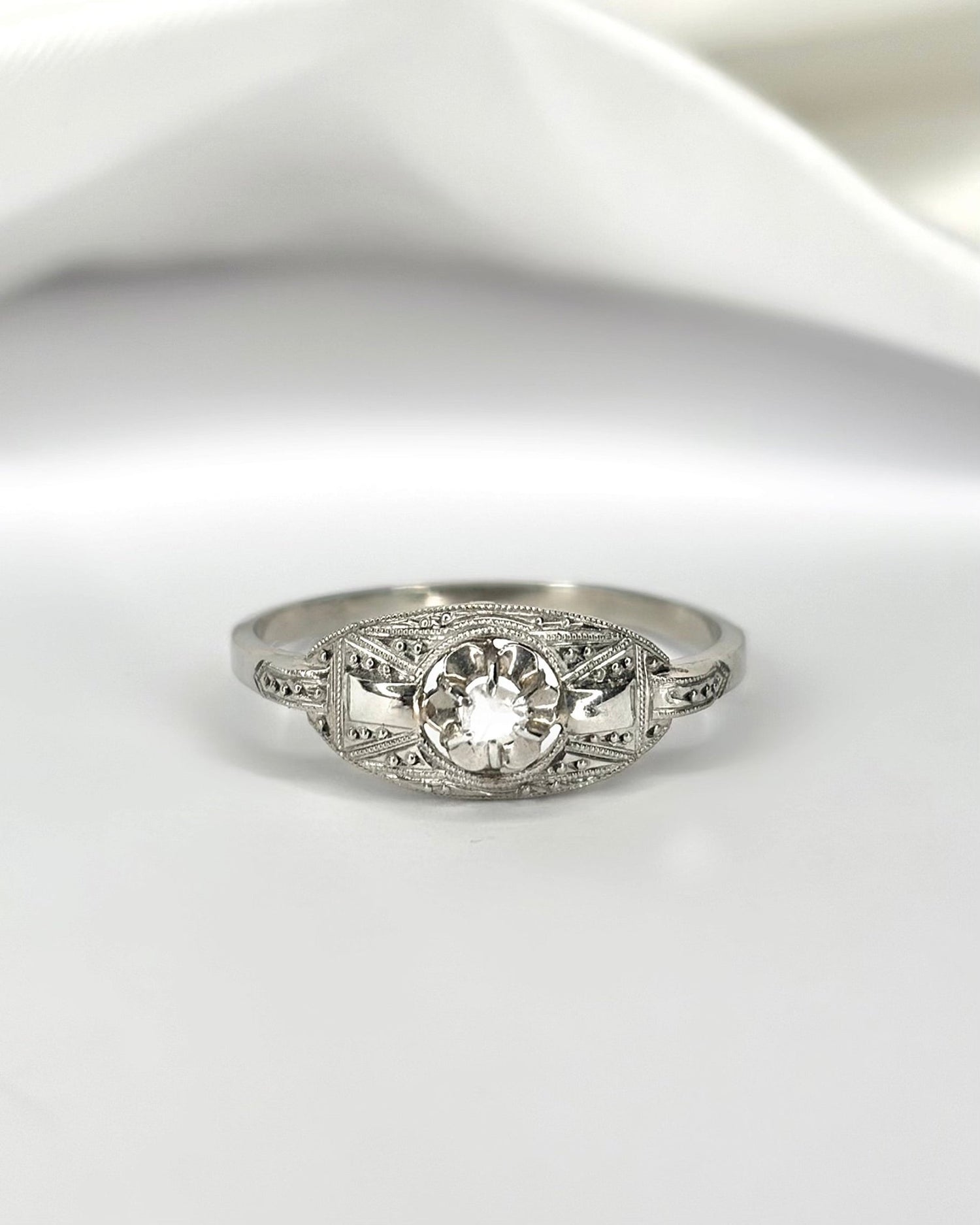 Bague Art Déco Diamant "Lise" - Elliade Paris
