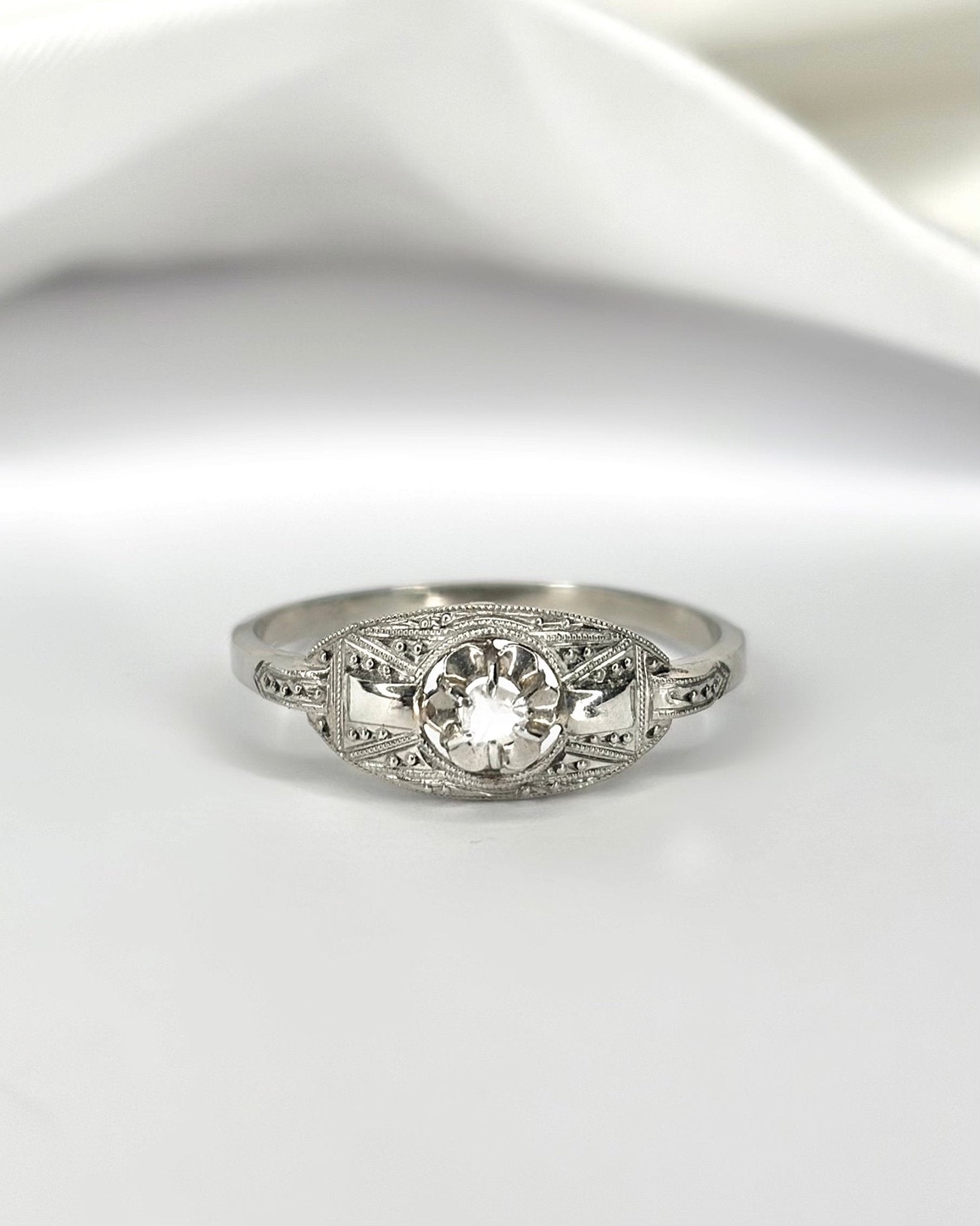 Bague Art Déco Diamant "Lise" - Elliade Paris