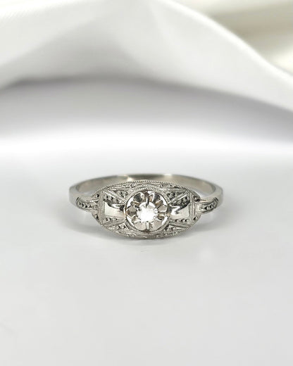 Bague Art Déco Diamant "Lise" - Elliade Paris