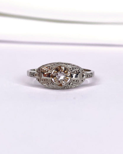 Bague Art Déco Diamant "Lise" - Elliade Paris