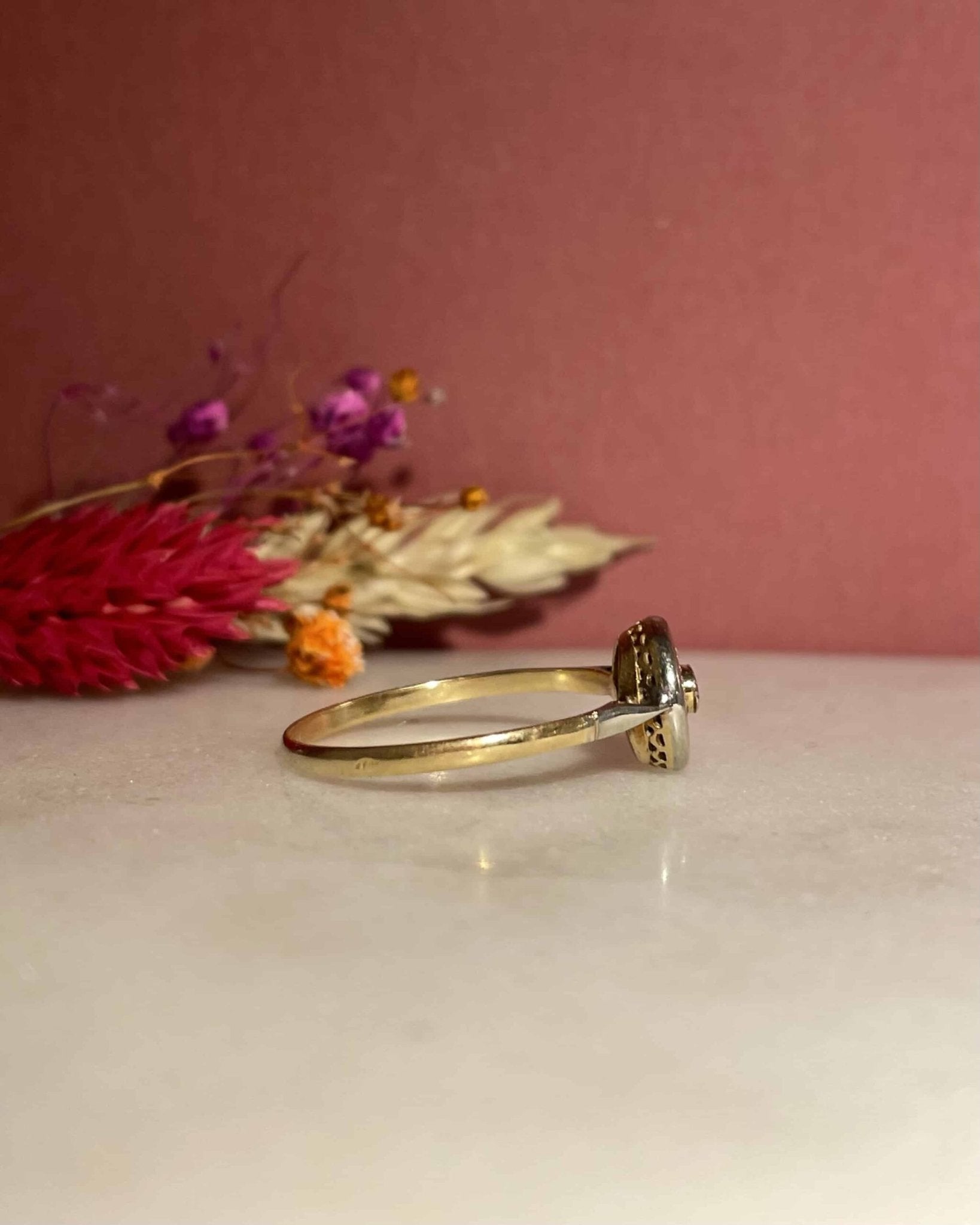 Bague Art - Déco Diamant &quot;Louna&quot; - Elliade Paris