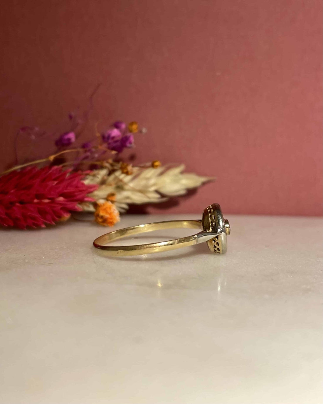 Bague Art - Déco Diamant &quot;Louna&quot; - Elliade Paris