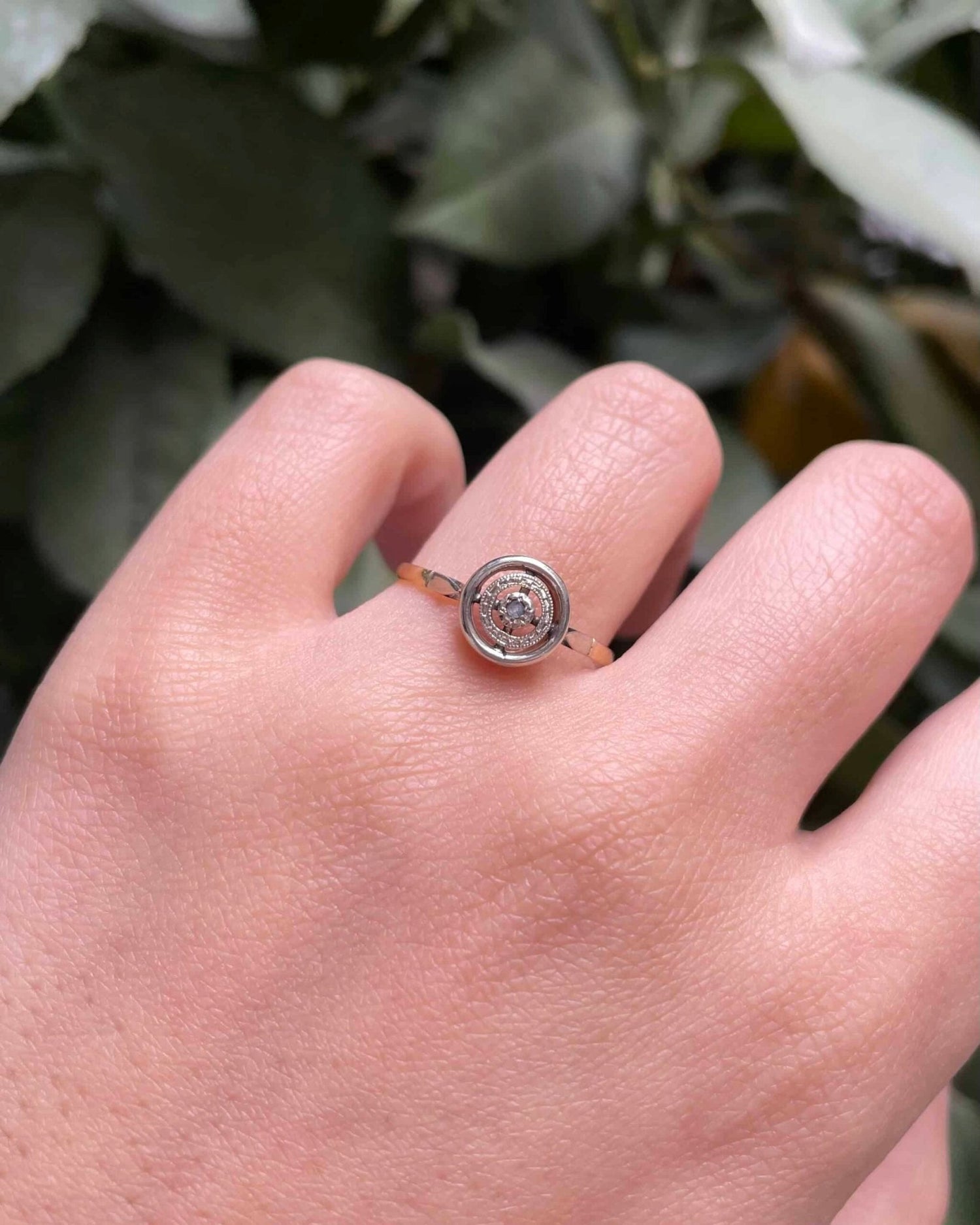 Bague Art - Déco Diamant &quot;Louna&quot; - Elliade Paris