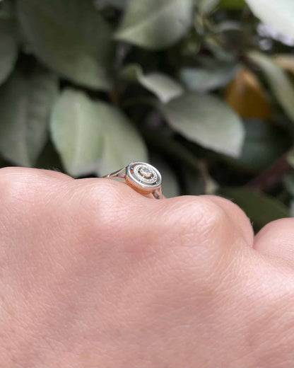 Bague Art - Déco Diamant &quot;Louna&quot; - Elliade Paris