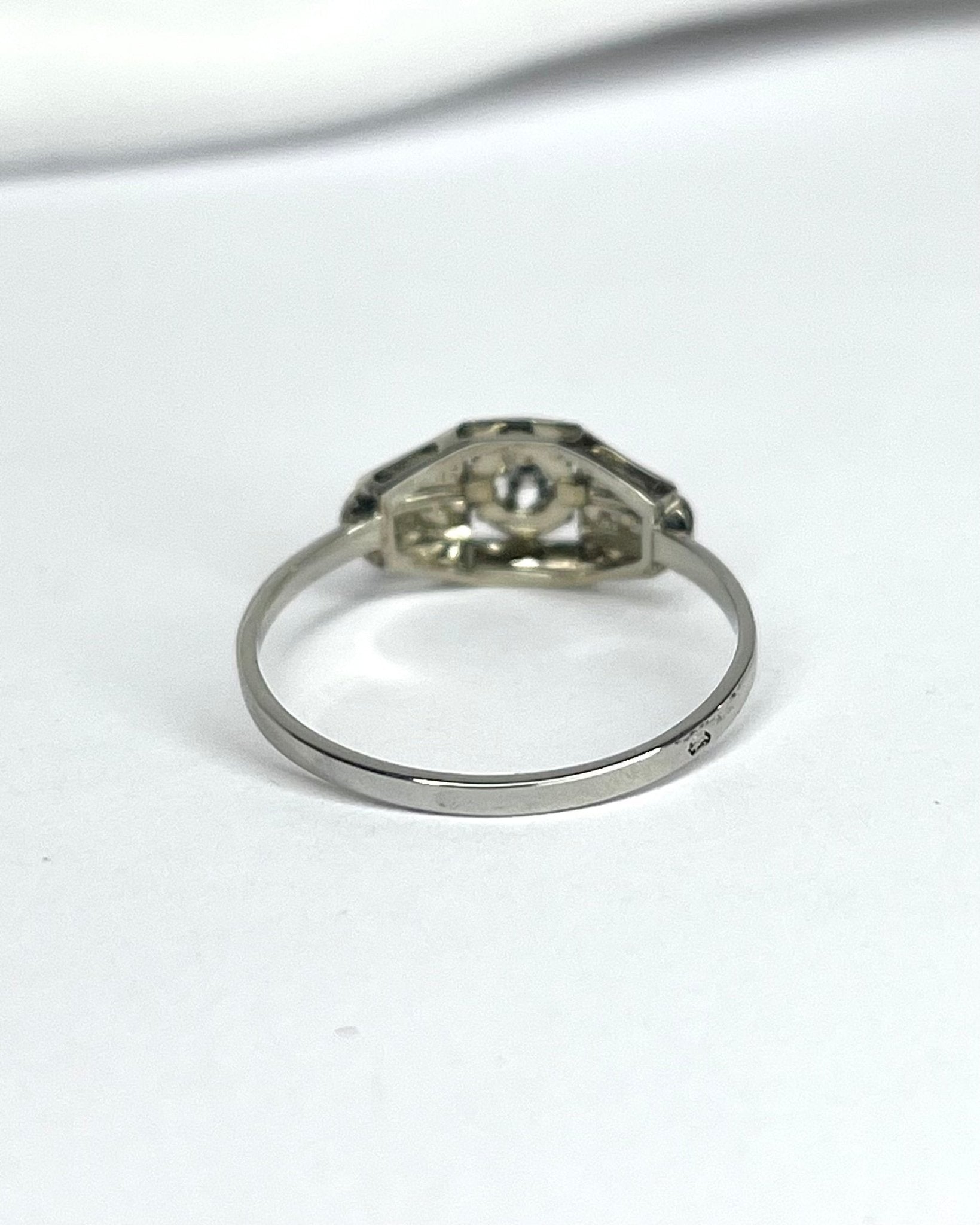 Bague Art - Déco Diamant "Malou" - Elliade Paris