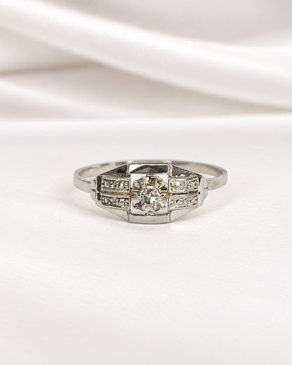 Bague Art-Déco Diamant "Malou" - Elliade Paris