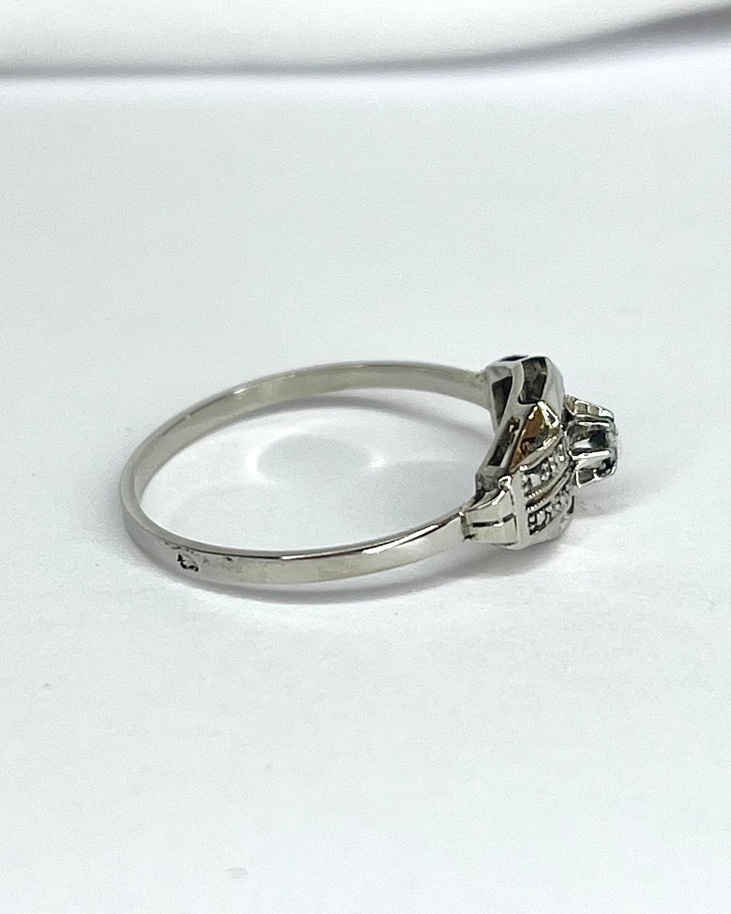 Bague Art - Déco Diamant "Malou" - Elliade Paris