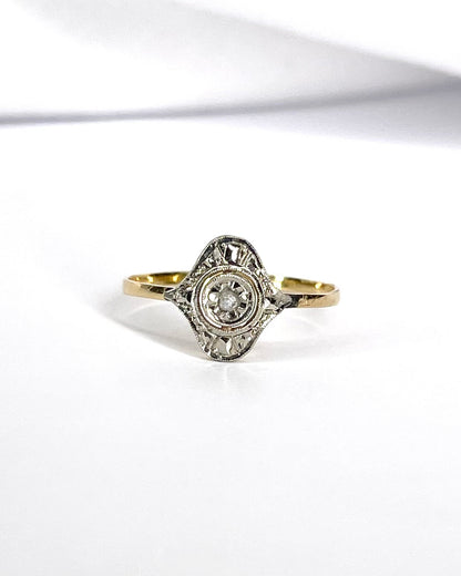 Bague Art - Déco Diamant "Maude" - Elliade Paris