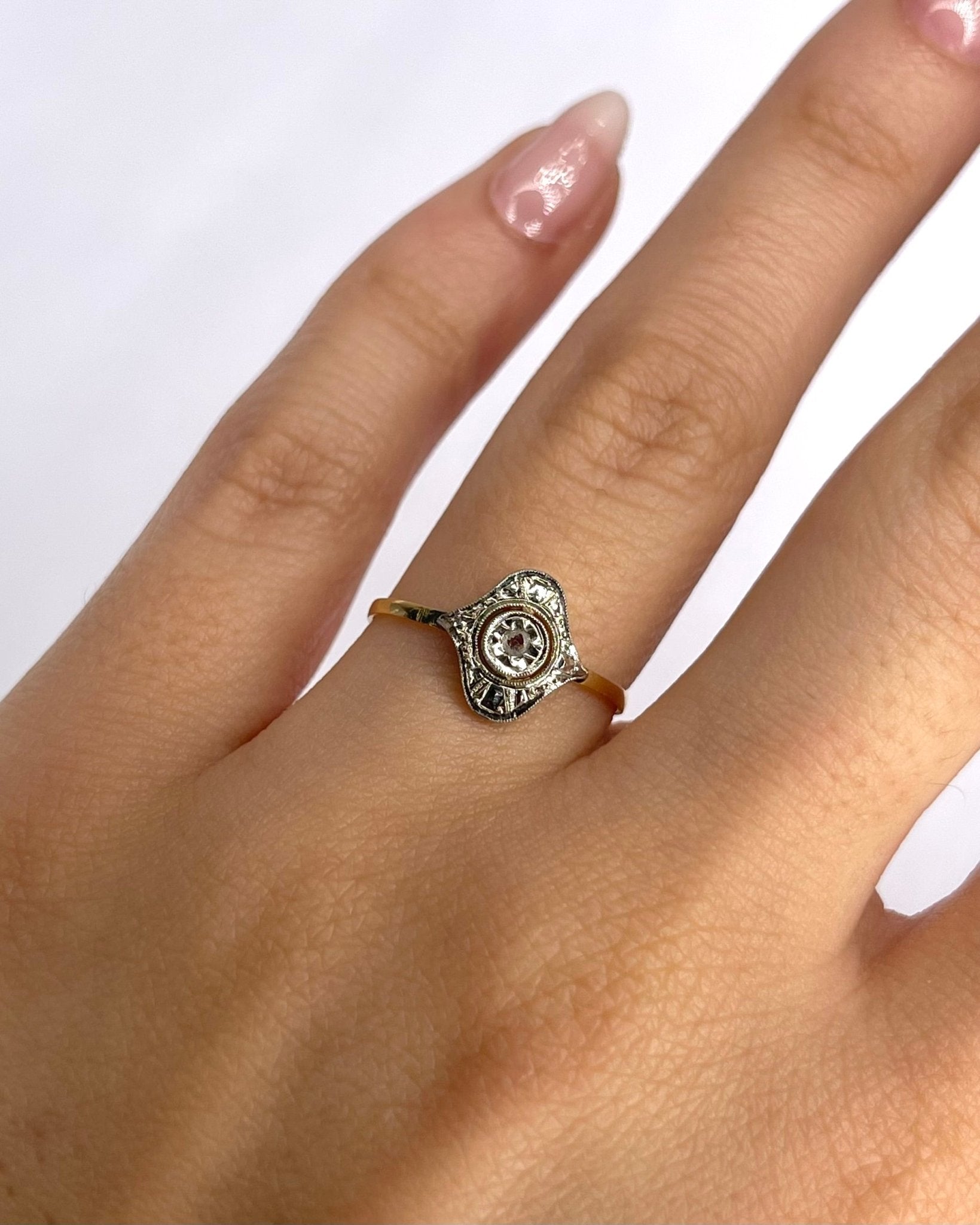 Bague Art - Déco Diamant "Maude" - Elliade Paris