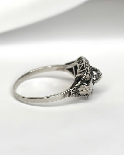 Bague Art-Déco Diamant "Melissa" - Elliade Paris