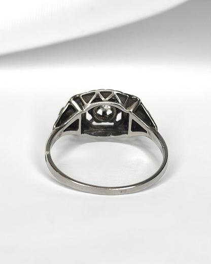 Bague Art-Déco Diamant "Melissa" - Elliade Paris