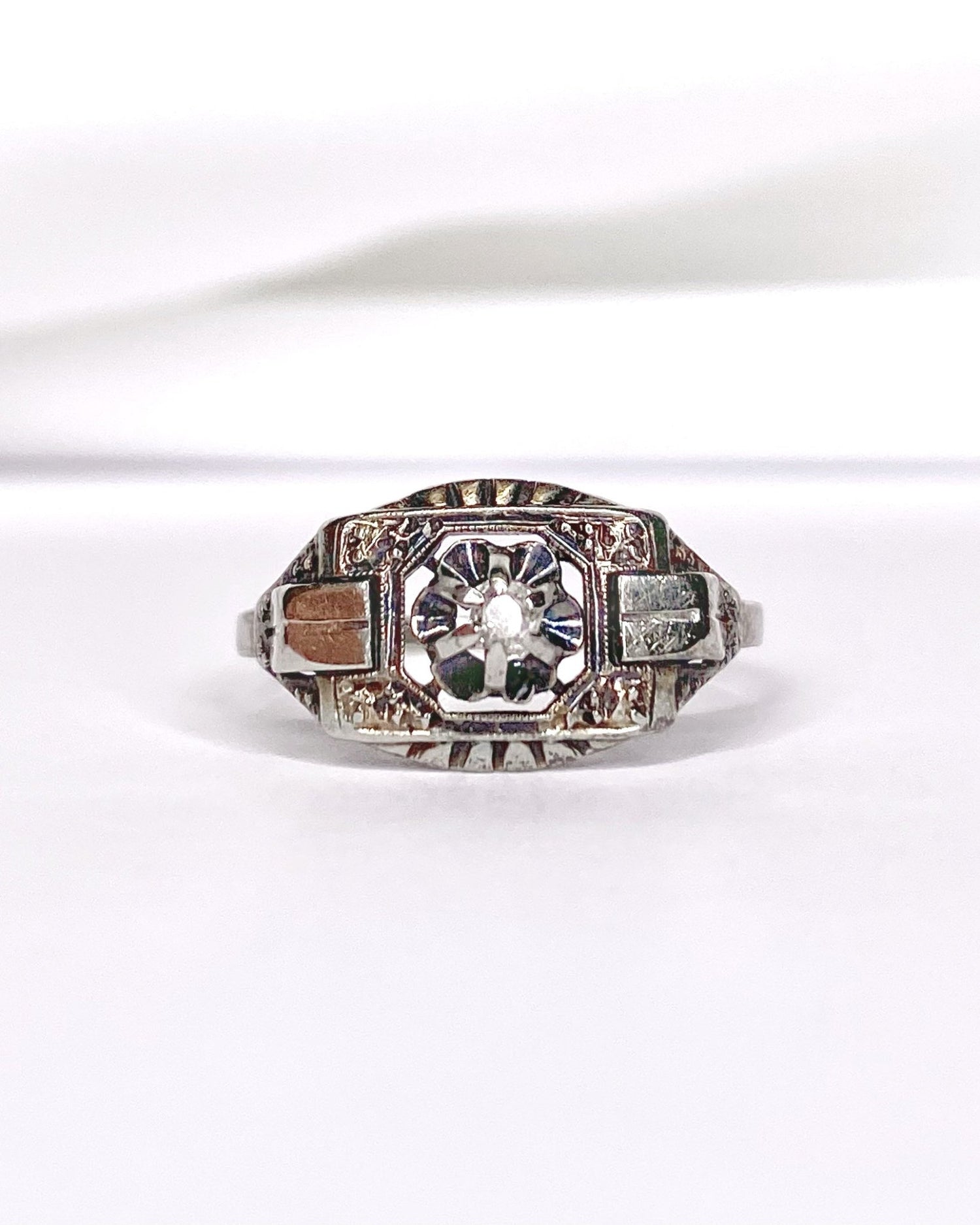 Bague Art - Déco Diamant "Melissa" - Elliade Paris