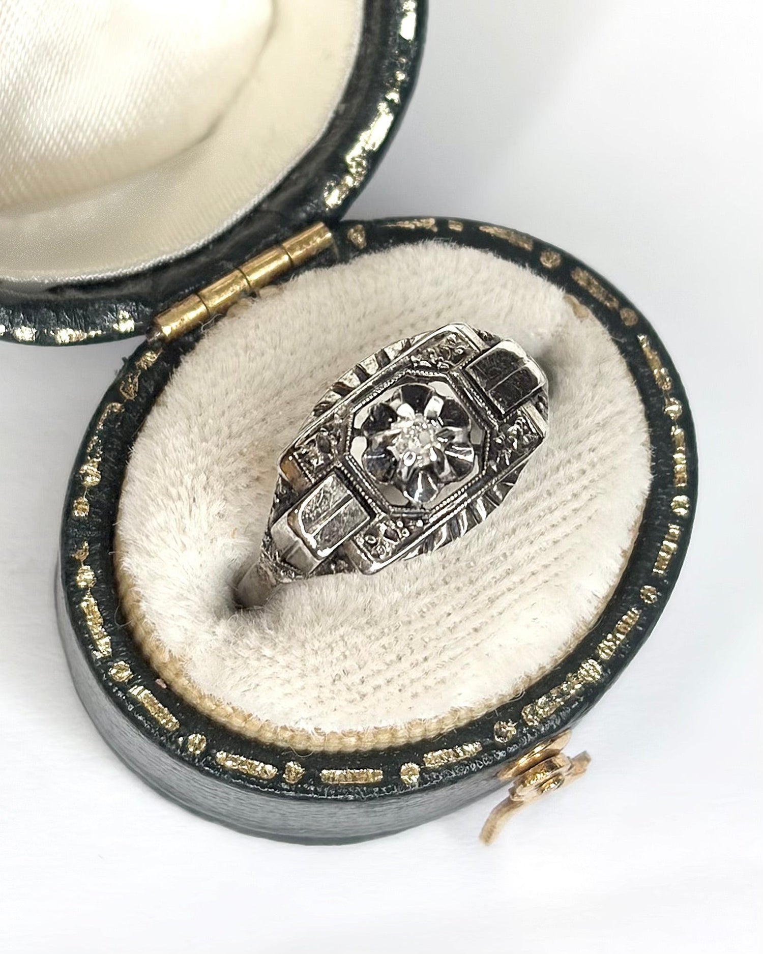 Bague Art-Déco Diamant "Melissa" - Elliade Paris