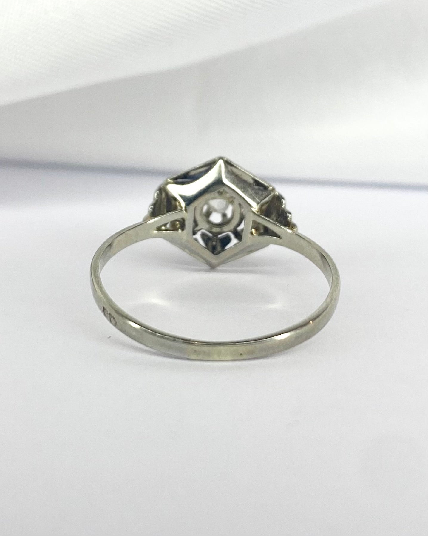 Bague Art Déco Diamant "Romane" - Elliade Paris