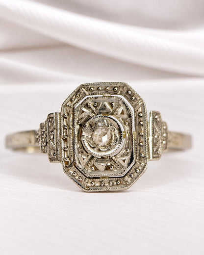 Bague Art-Déco Diamant "Solange" - Elliade Paris