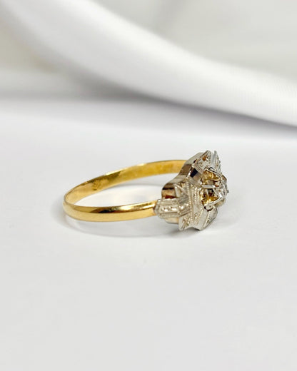 Bague Art - Déco Diamant "Soline" - Elliade Paris