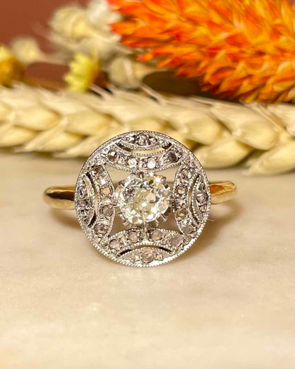 Bague Art-déco Diamants &quot;Ora&quot;