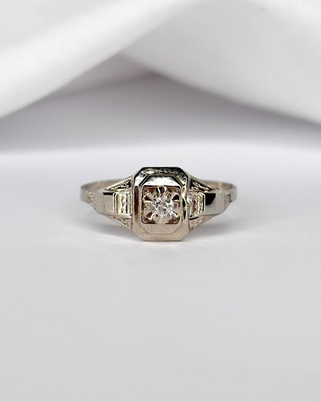 Bague Art Déco Diamant "Thylane" - Elliade Paris