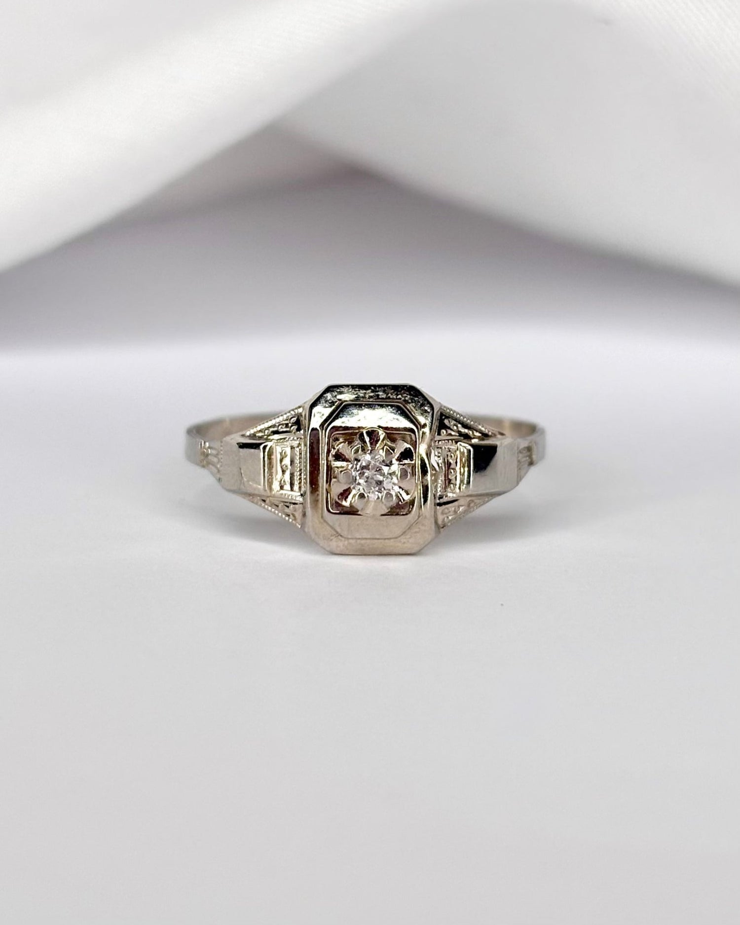 Bague Art Déco Diamant "Thylane" - Elliade Paris