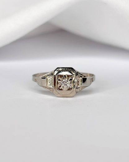 Bague Art Déco Diamant "Thylane" - Elliade Paris