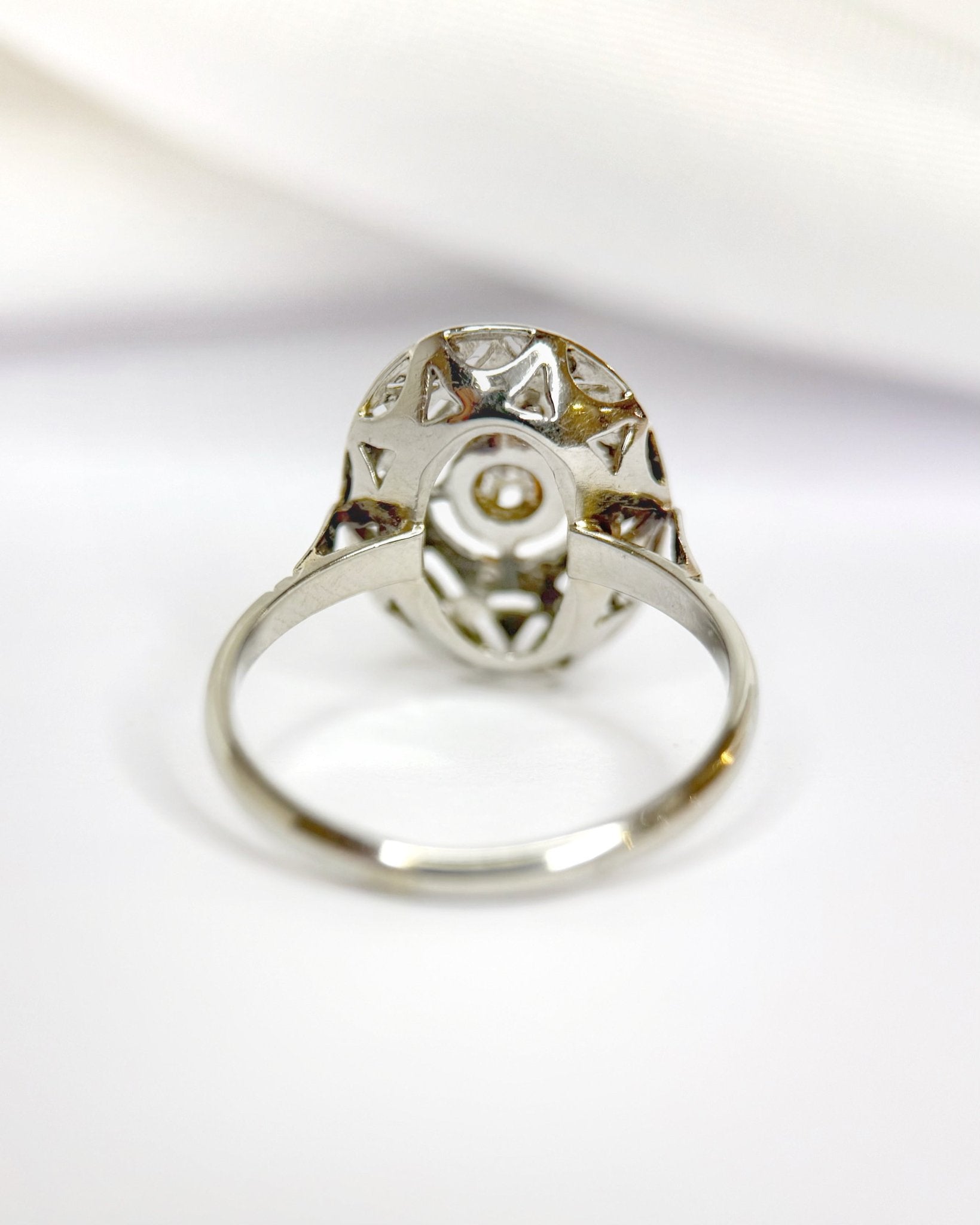 Bague Art-Déco Diamants 0.20 carat "David" - Elliade Paris
