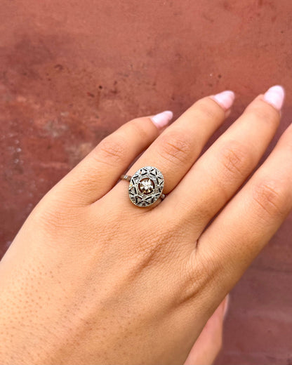 Bague Art-Déco Diamants 0.20 carat "David" - Elliade Paris