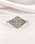 Bague Art-Déco Diamants 0.20 carat "Doriane" - Elliade Paris