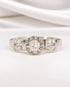 Bague Art-Déco Diamants 0.20 carat "Paulina" - Elliade Paris