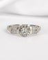 Bague Art-Déco Diamants 0.20 carat "Paulina" - Elliade Paris