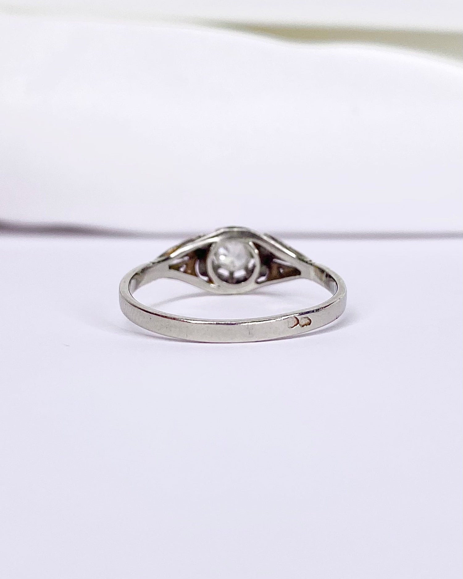 Bague Art - Déco Diamants 0.21 carat "Guillia" - Elliade Paris